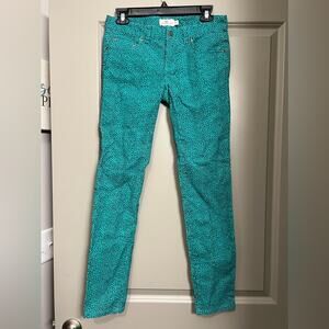Vineyard Vines Green Polka Dot Corduroy Pants Like New | Size 0